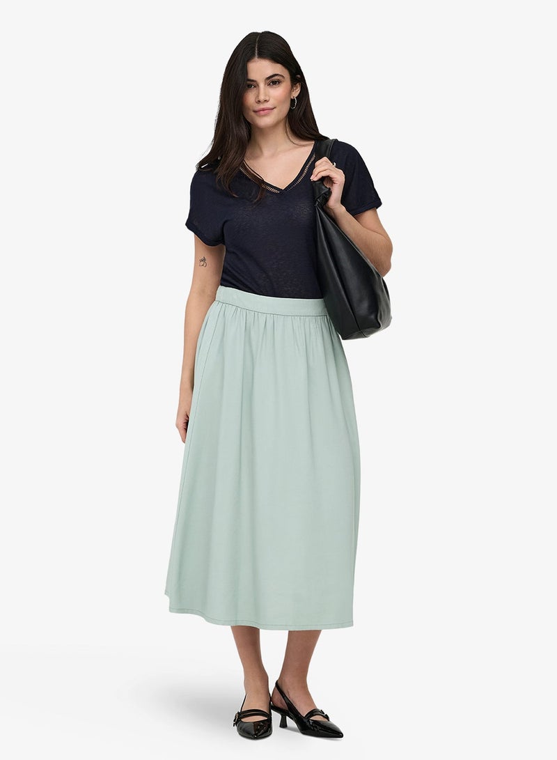 ONLY Onlaris Life Pull Up Long Skirt - Image 1