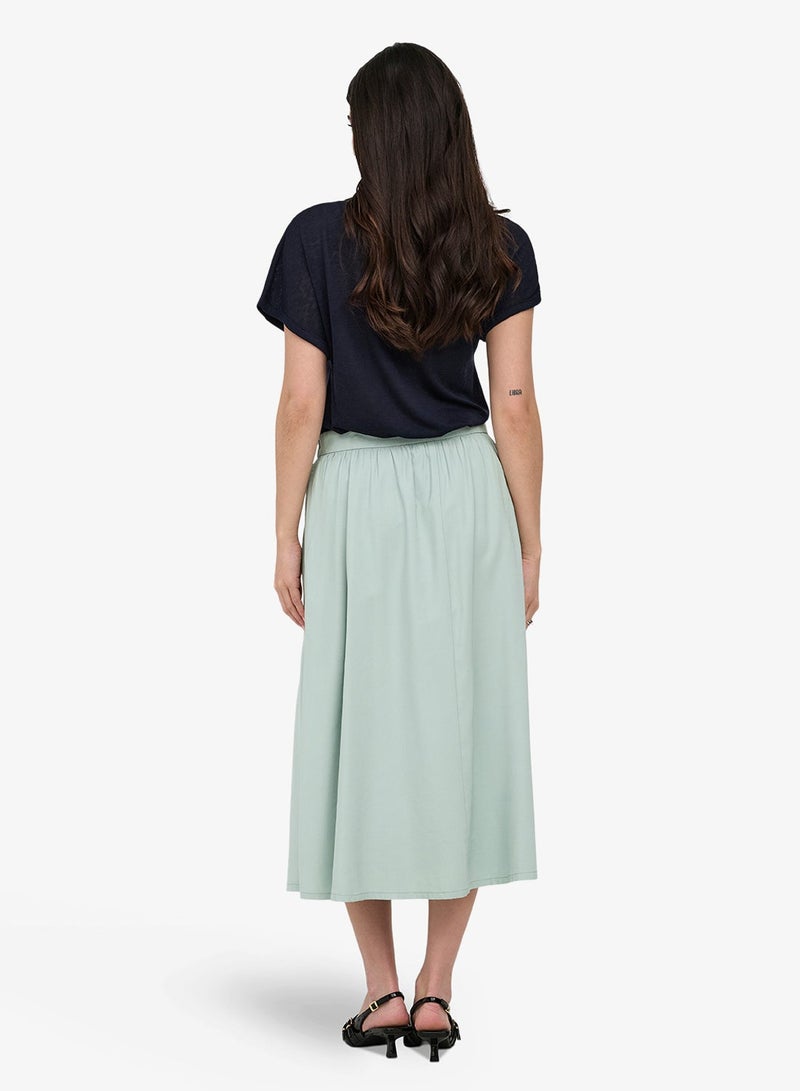 ONLY Onlaris Life Pull Up Long Skirt - Image 3