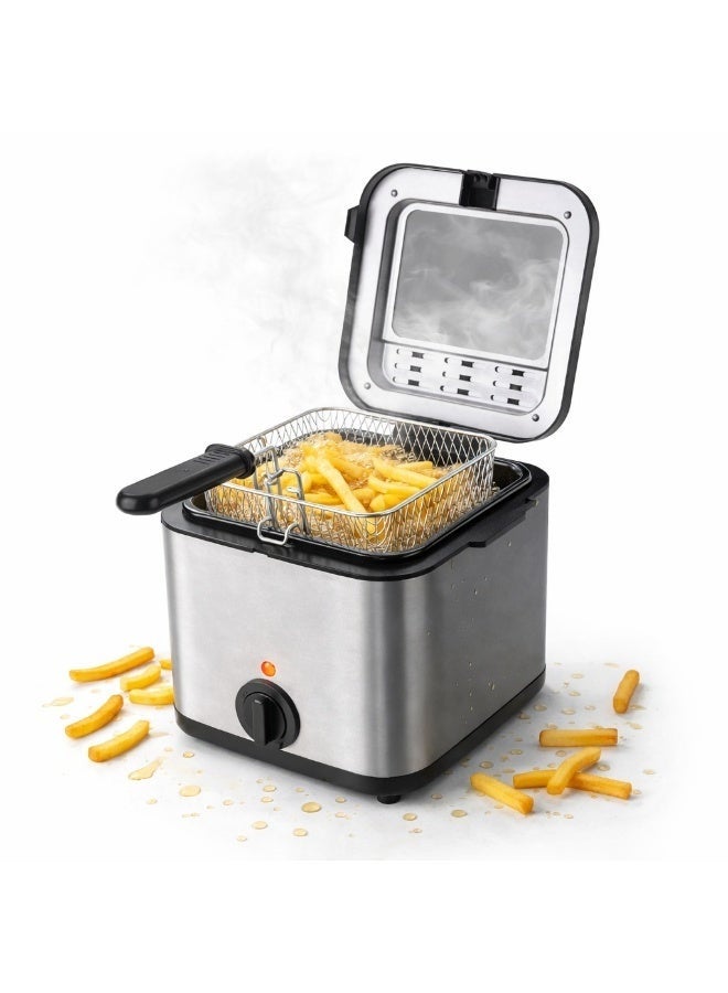 Deep electric fryer, 2.5L (220V) - Multi-functional household appliance for frying potatoes - Multi-functional and energy-saving electric heating pot. - Image 1