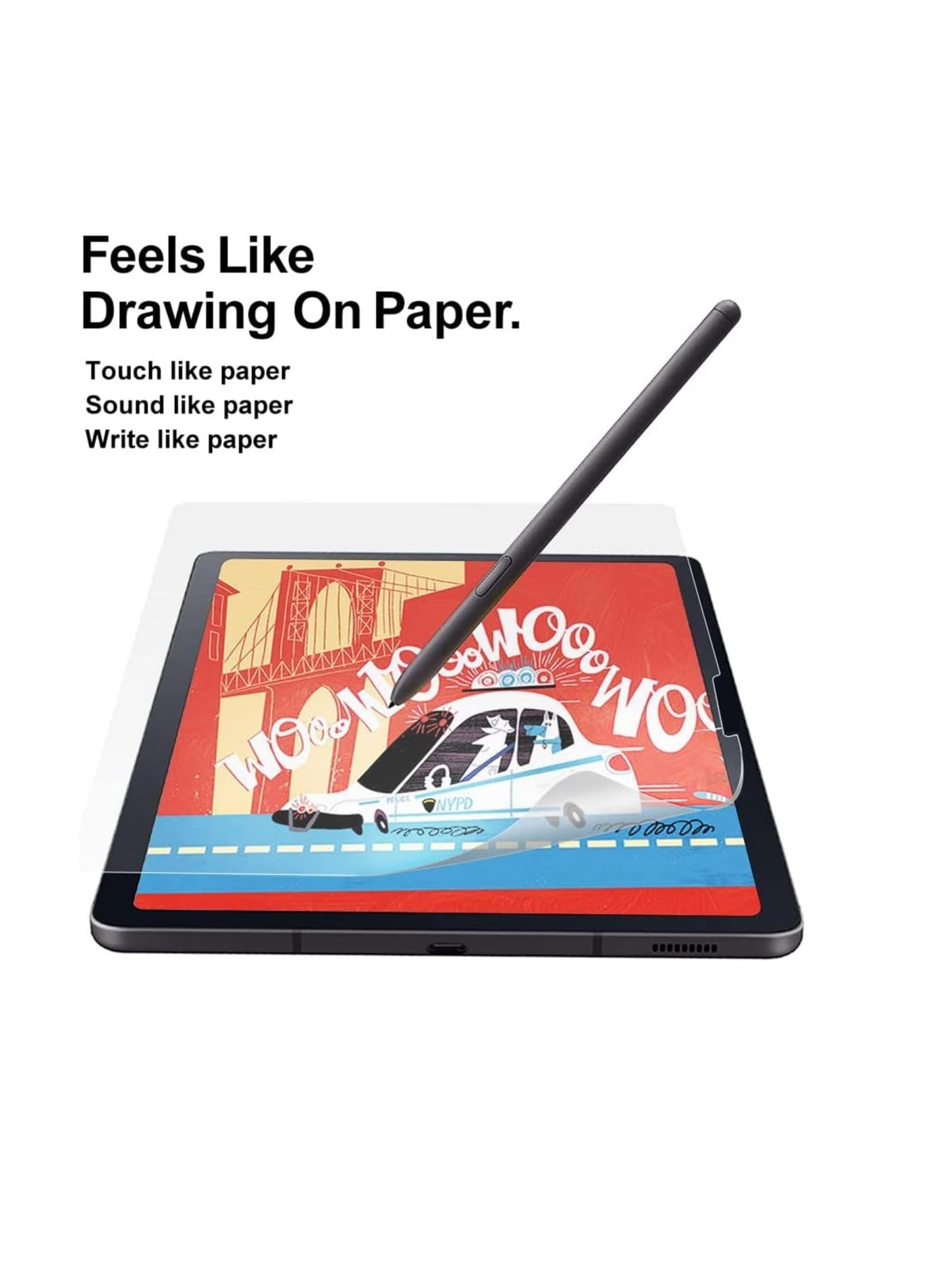1Pack Paper Feel Screen protector Compatible with iPad Pro 13 inch 2025 M5/2024 M4 / iPad Air 13 inch 2024 (M2)/iPad Air 13 inch 2025(M3)/iPad Air 13 inch 2026(M4), Paper Nano-Texture Film for Drawing