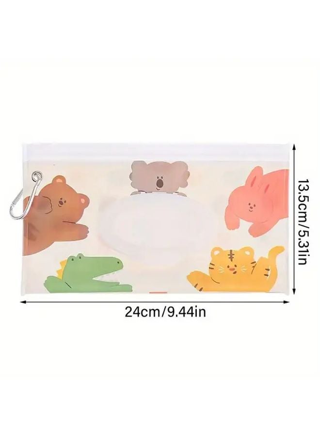 حافظة المناديل المبللة القابلة لإعادة الاستخدام من إيفا، حاملة مناديل قابلة لإعادة التعبئة محمولة بحزام مشبك، اللون 01 - Image 5