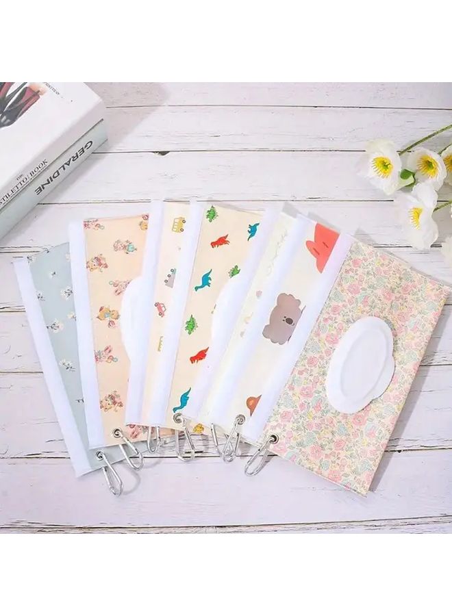 حافظة المناديل المبللة القابلة لإعادة الاستخدام من إيفا، حاملة مناديل قابلة لإعادة التعبئة محمولة بحزام مشبك، اللون 01 - Image 3