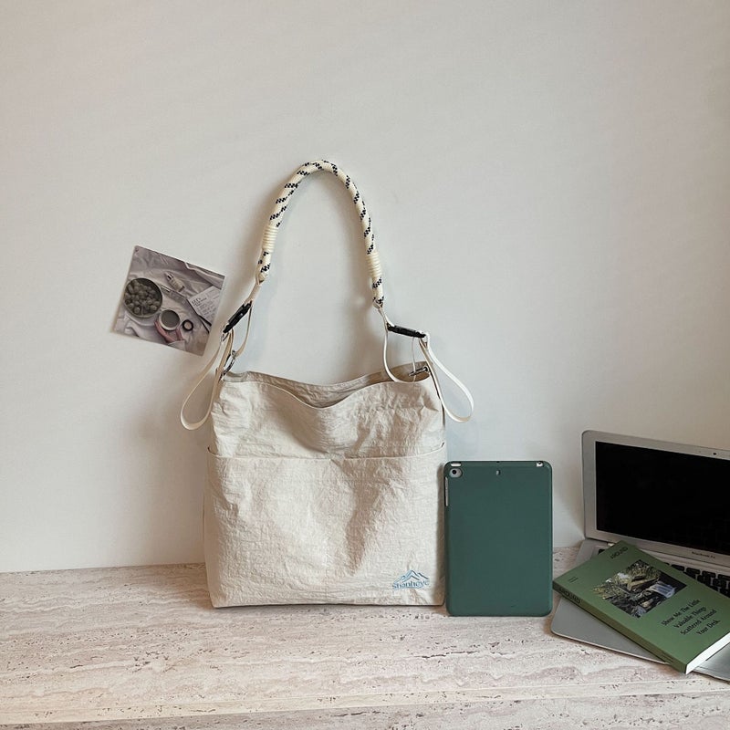 Korean Style Casual Crossbody Shoulder Tote Bag - Image 5