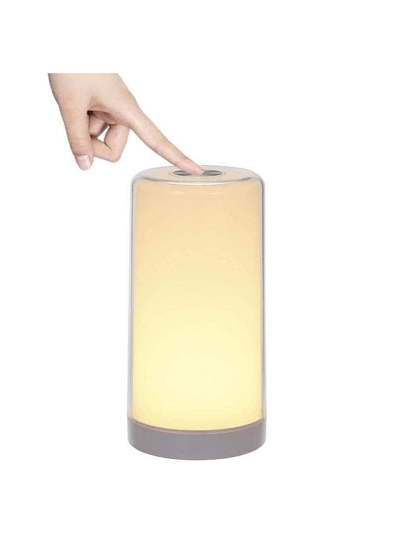 HMV MALL - HMV MALL Desk Lamps Relax Sleep Eye Stumble NonClouded Reading Adjustable Intensity NonClouded Night Table Light Coloring Rechargeable Dimmable Lamp with USB Charging Port - Image 1