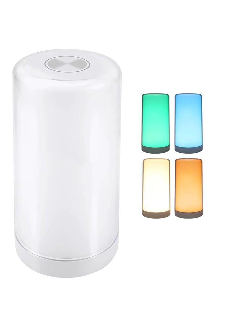 HMV MALL - HMV MALL Desk Lamps Relax Sleep Eye Stumble NonClouded Reading Adjustable Intensity NonClouded Night Table Light Coloring Rechargeable Dimmable Lamp with USB Charging Port - Image 1