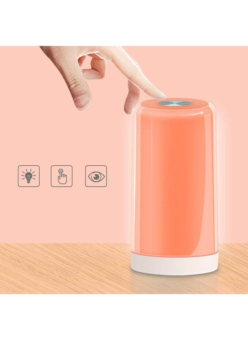 HMV MALL - HMV MALL Desk Lamps Relax Sleep Eye Stumble NonClouded Reading Adjustable Intensity NonClouded Night Table Light Coloring Rechargeable Dimmable Lamp with USB Charging Port - Image 1