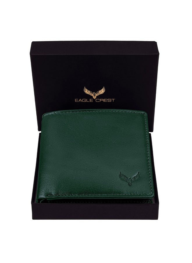 إيجل كريست - محفظة Eagle Crest Clark المصنوعة من الجلد باللون الأخضر للرجال - Image 1