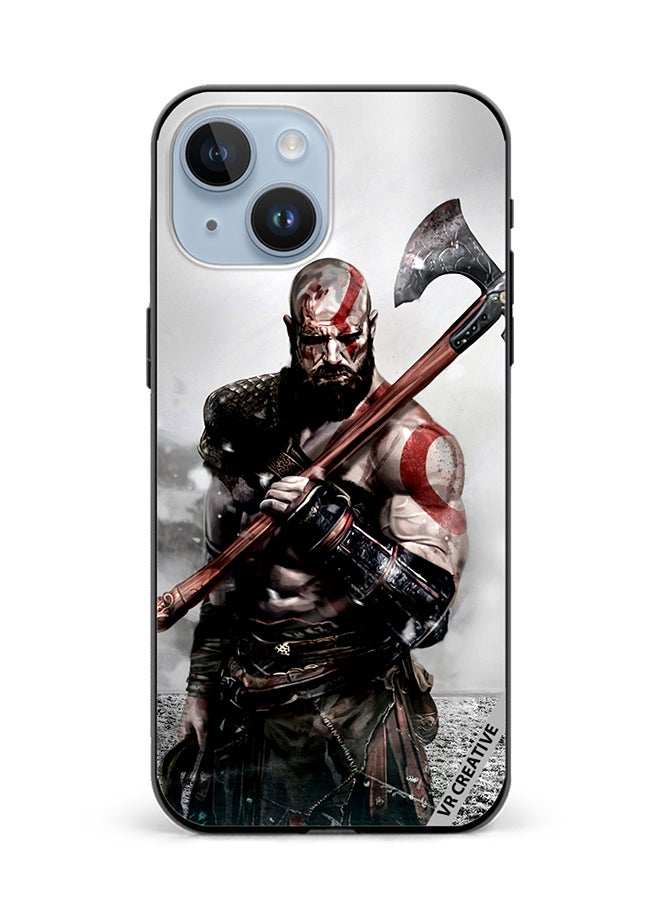 VR CREATIVE Protective Case Cover For Apple iPhone 15 Plus God Of War Movie Design Multicolour - Image 1