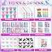 BenLouis 192Pcs Butterfly Party Favors Butterfly Fairy Coloring Books Crayon Stickers Set Bulk for Kids Butterfly Birthday Decor Spring Flower Tea Goodie Bag Stuffers Classroom Gifts Pinata Filler - Image 4
