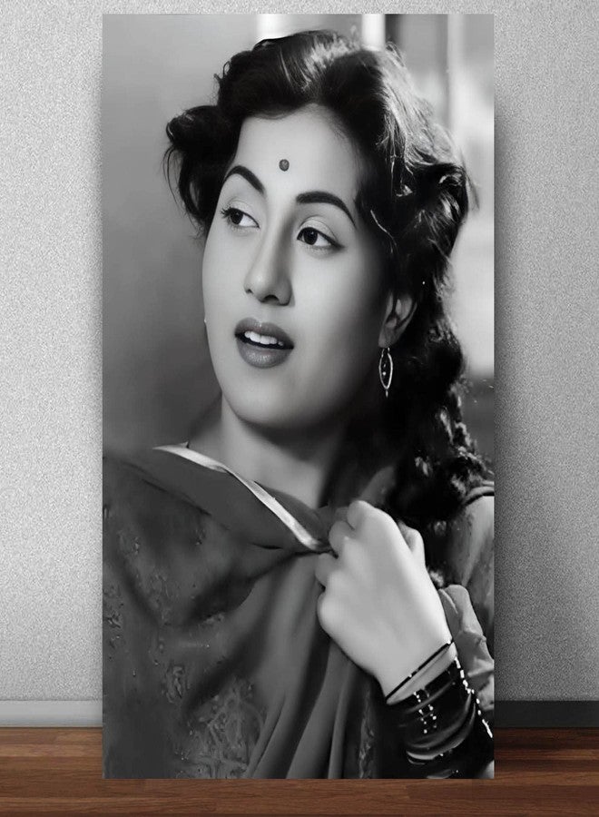 GRAY WALL Good Hope Matte paper 300gsm Bollywood Actress Madhubala 1 Poster, multicolour, Print, 13 inch x 19 inch - Image 1