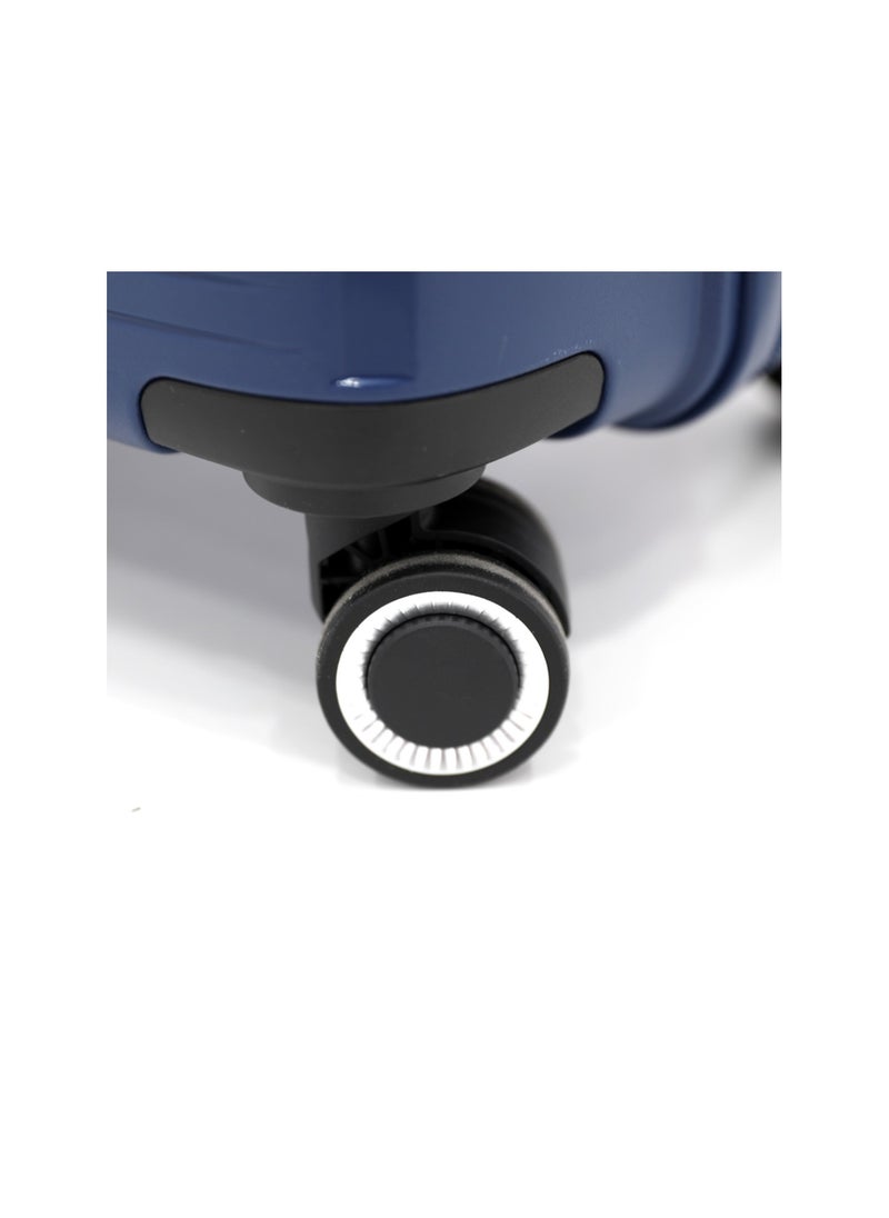 GIORDANO - Hardshell Luggage Double Spinner Trolley Bag 3 Pieces Set,Navy (S-20",M-24",L-28") - Image 1