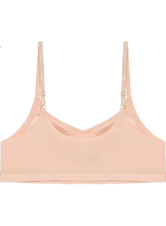 AIMER Women'S Non-Wired Full Coverage Push-Up Bra With Thin Straps And Back Closure, Nonobra Series Am176143 In Nude Color, Size 165 - Image 3