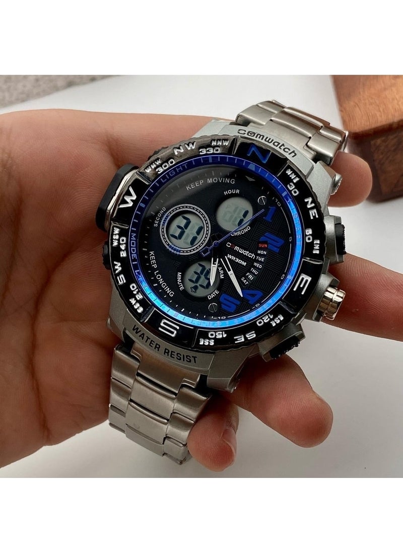 SEWOR - Digital & Analog All Functions Active Men's Wristwatch38009 - Image 1