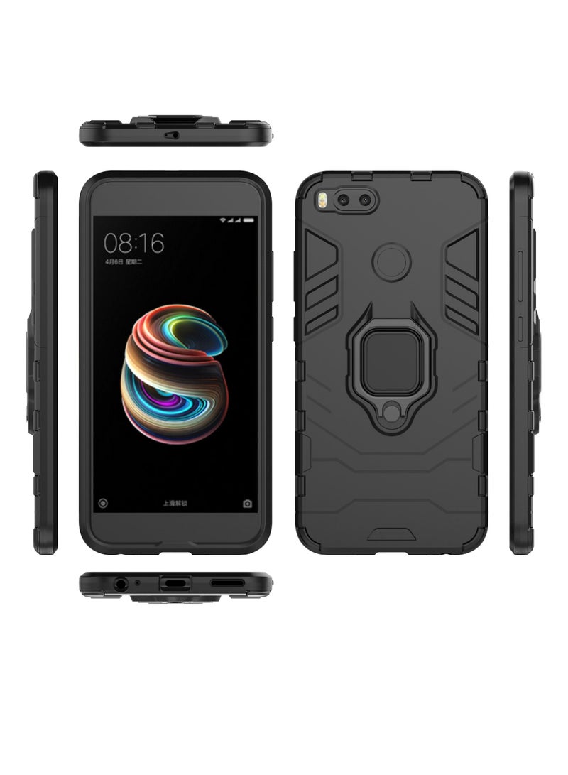 Black Protective Cover With Ring Bracket For Xiaomi - Image 2