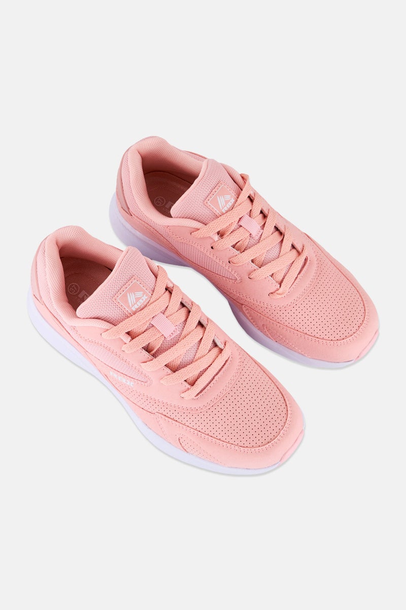 RBX Women Lace Up Outdoor Shoes, Pink - Image 4