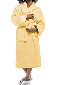 Orange Bed & Bath Wave 100% Cotton Bathrobe One Piece  - Image 2