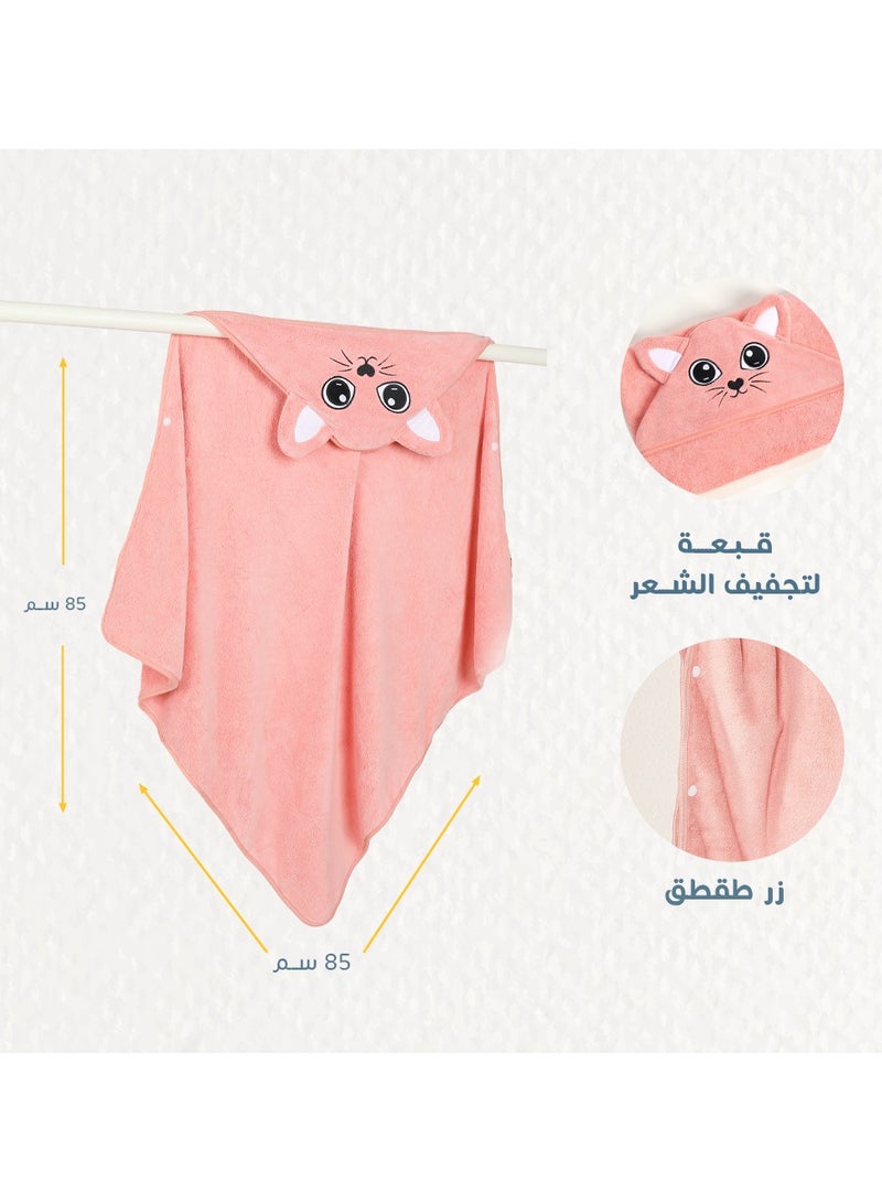 Reefi Baby Towel with Hood (0-2 Years) Rustic Apricot  - Image 4