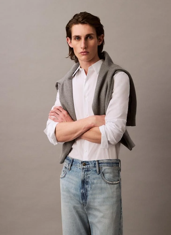 CALVIN KLEIN Slim Stretch Cotton Shirt