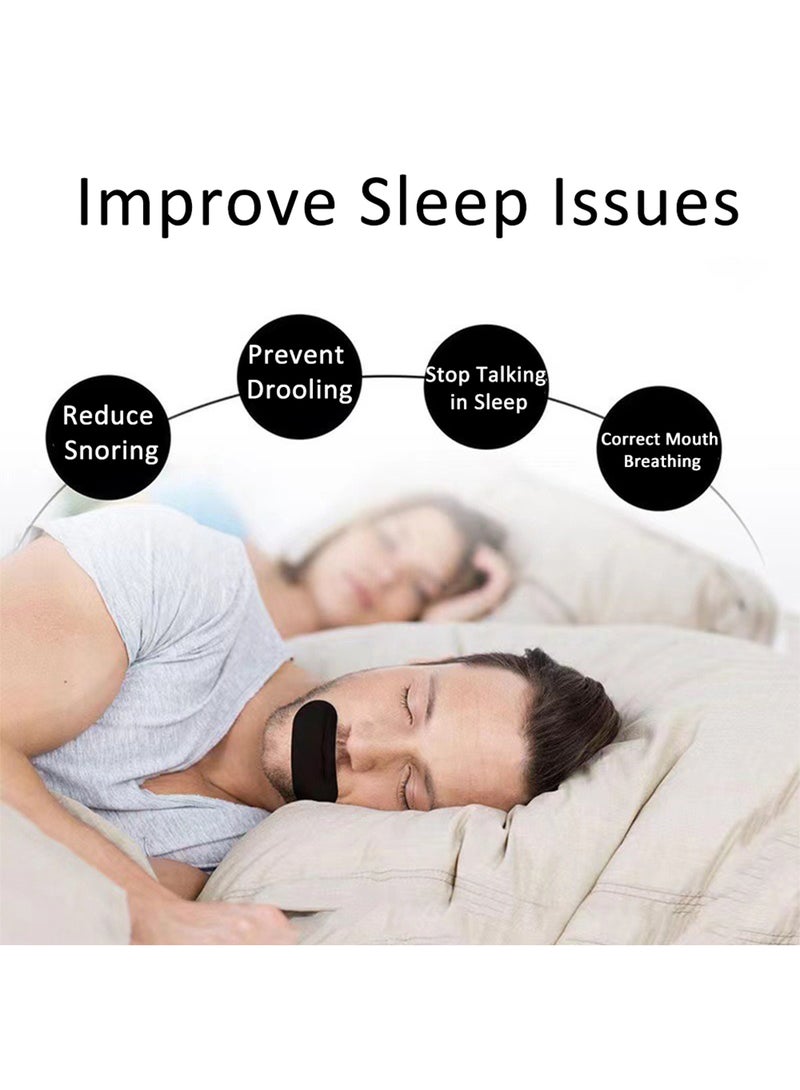 Sleeping Mouth Tape, Breathing Correction to Reduce Snore Patch Pain-Free Removal, Gentle on Skin 30Pcs - Image 3
