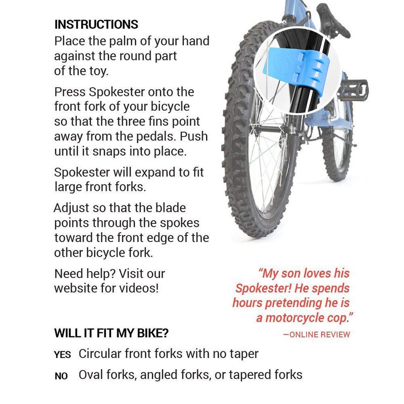 SPOKESTER Bicycle Noise Maker - Makes Your Bike Sound Like a Motorcycle - Image 5