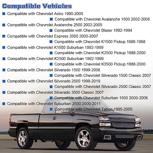 VANJING 2PCS Front Sway Bar End Links Front Suspension Kit Compatible with 1988-2019 Chevy Silverado 1500/2500 Avalanche Tahoe Cadillac GMC Sierra Hummer Replacement for K80631 Sway Bar Links - Image 3