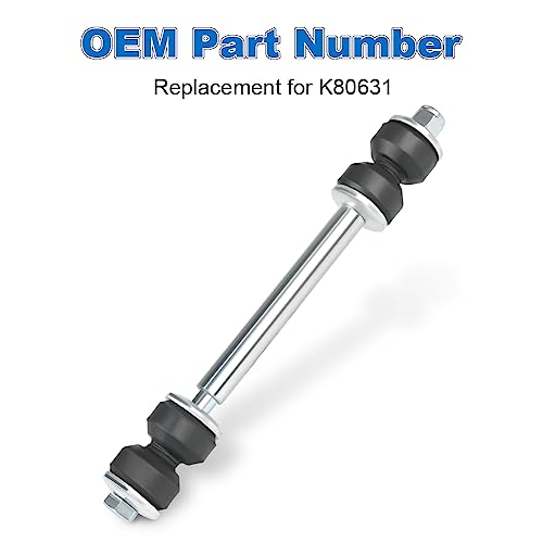 VANJING 2PCS Front Sway Bar End Links Front Suspension Kit Compatible with 1988-2019 Chevy Silverado 1500/2500 Avalanche Tahoe Cadillac GMC Sierra Hummer Replacement for K80631 Sway Bar Links - Image 2
