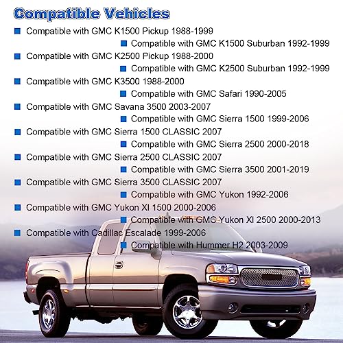 VANJING 2PCS Front Sway Bar End Links Front Suspension Kit Compatible with 1988-2019 Chevy Silverado 1500/2500 Avalanche Tahoe Cadillac GMC Sierra Hummer Replacement for K80631 Sway Bar Links - Image 4