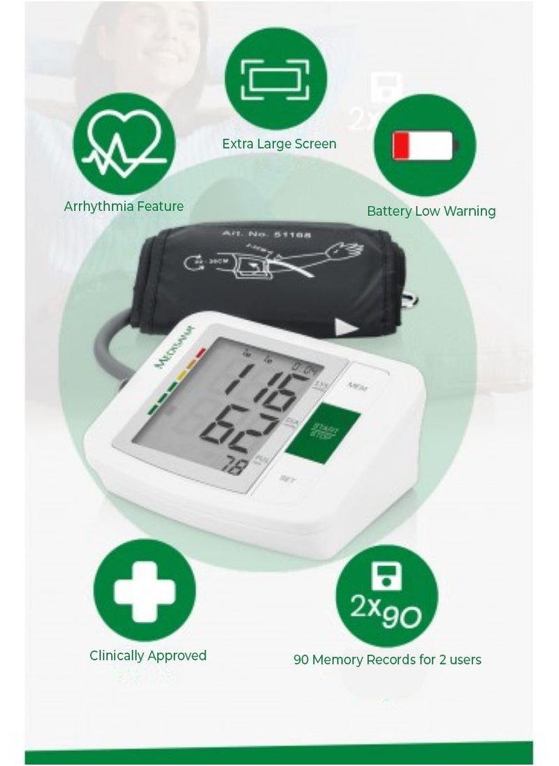 Medisana 48626 Arm Type Digital Blood Pressure Measurement Device