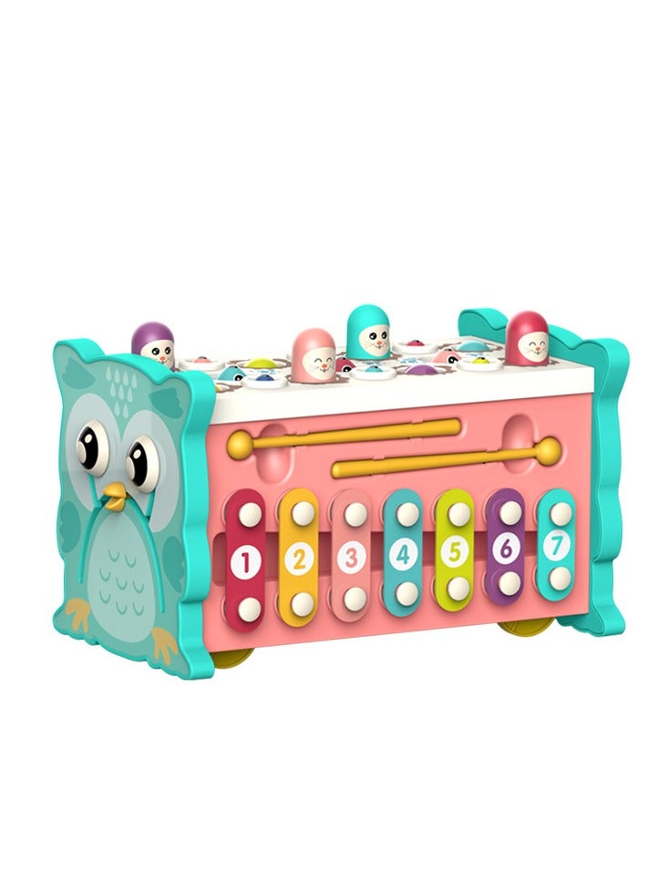 بيبي-إن مكعب تعليمي للأطفال 3 سنوات | هدايا عيد الميلاد مع ألعاب موسيقى وأشكال وألوان لتطوير المهارات - Image 1