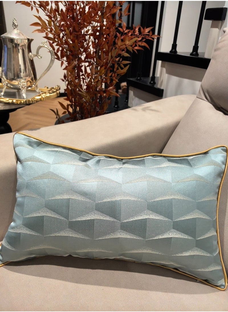 Generic Pack of 2, Noble Decorative Lumbar pillows Throw Pillow Cover Cushion Covers Pillowcase, Home Decorations for Sofa Couch Bed Chair 30x50 cm  - Image 2