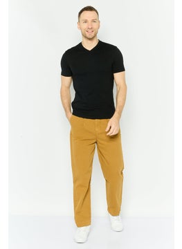 GANT Men Regular Fit Solid Chino Pants, Brown  - Image 2