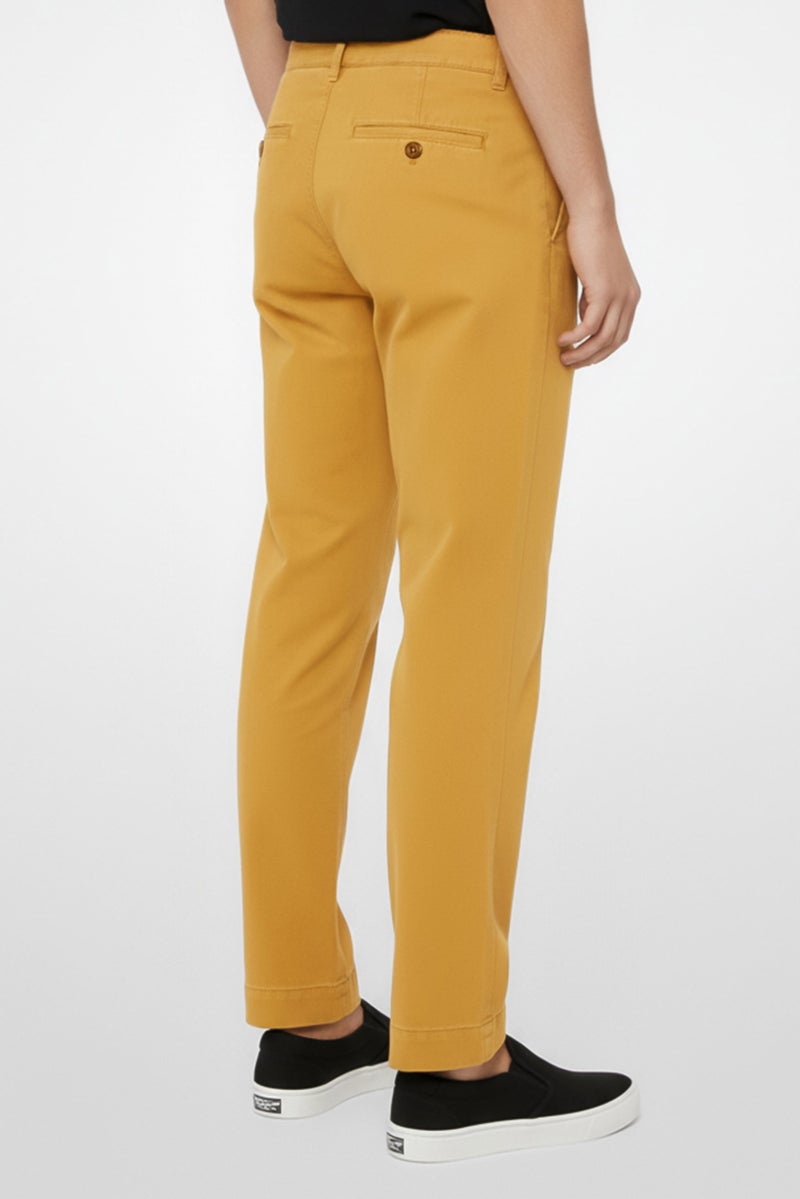 GANT سروال تشينو عادي للرجال، بني - Image 5