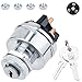 ecocstm Ignition Switch with Key Universal Ignition Key Switch 12V 4 Position Starter Key Ignition Switch Fits Most Car Truck Tractor Trailer Forklift and More AccOffIGNStart 4 Terminal - Image 2