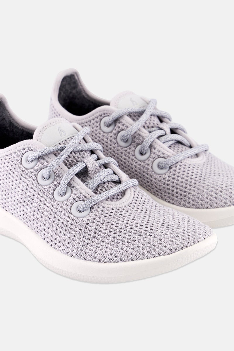 Allbirds Women Wide Lace Up Shoes, Grey - Image 3