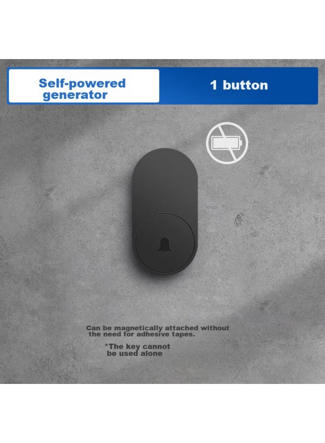 Advent Fl-blk Transmitter, Wireless Doorbell, Self-powered, Individual Button