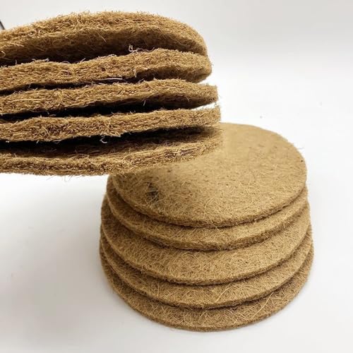 Ecjiuyi 10Pcs Pigeon Nest Pads,Racing Pigeon Loft Supplies,Coconut Fiber Bird Breeding Egg Nests Bowls Mat for Finch Chicken Homer - Image 3