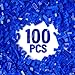 YUJHITP 100 Piece Blue Bricks Bulk 12 Size Blue Classic Building Blocks Bricks Compatible with Lego Parts and PiecesColor Blue - Image 2