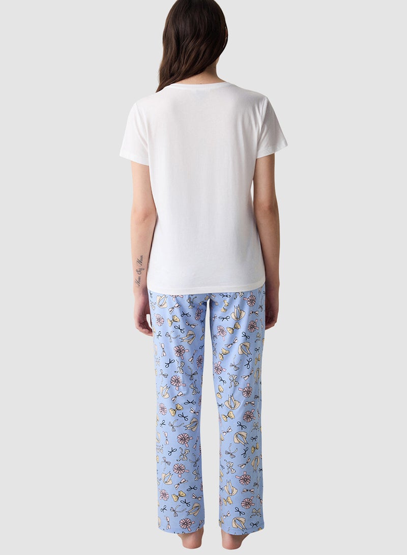 Penti Cute Bow Cotton Pyjama Set - Image 2