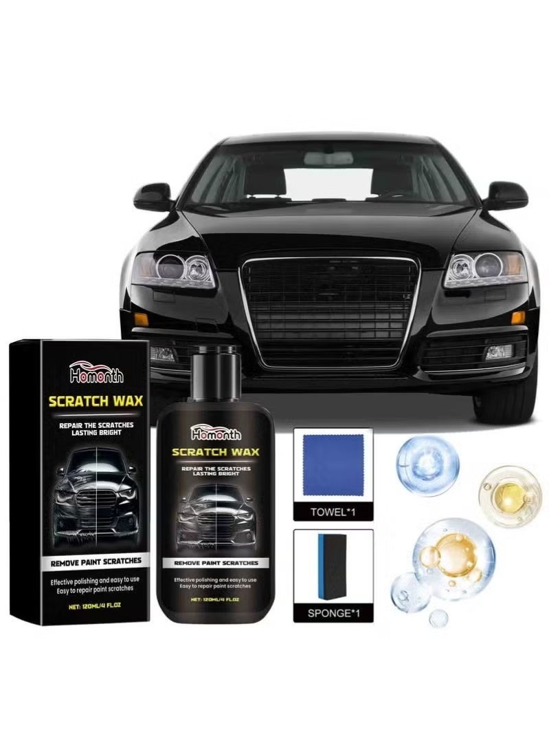 Homonth Car Scratch Wax for Repair Scratches, Remove Paint Scratches, and Restore Car's Luster - Image 3