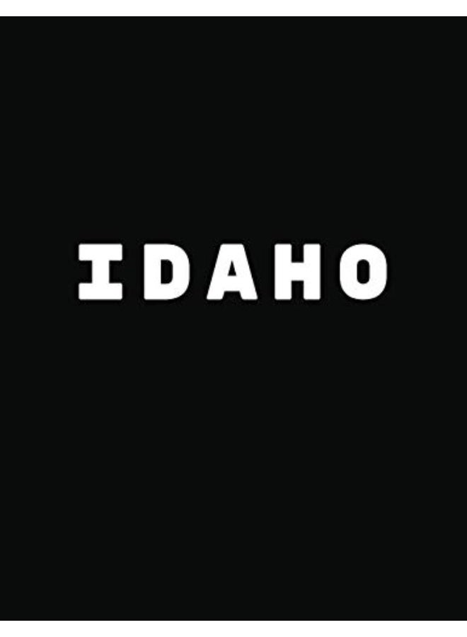 Idaho Black And White Decorative Book To Stack Together On Coffee Tables Bookshelves And Interior