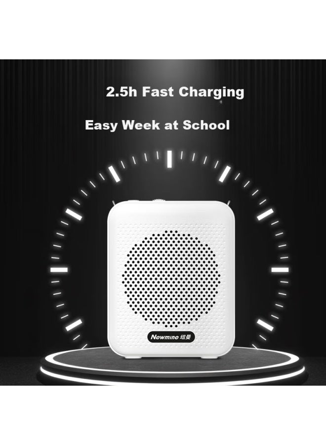 Newmine K88 Small Bee Amplifier, Teacher-specific For Lectures, Anti-howling, Tour Guide Waist-mounted Microphone, Bluetooth Speaker, Portable Megaphone, Outdoor Portable Horn, High Volume, Black - Image 2