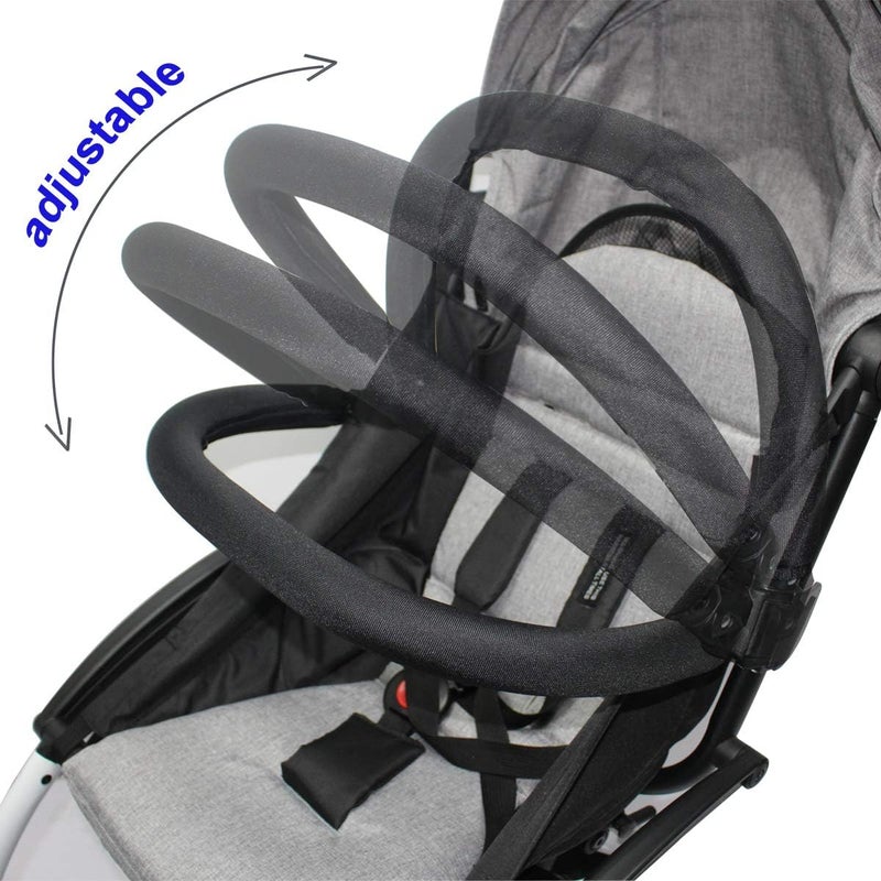 ROMIRUS Bumper Bar,Armrest,Handle,Crossbar for Babyzen YOYO YOYO+ Baby Stroller (Oxford Cloth) - Image 4