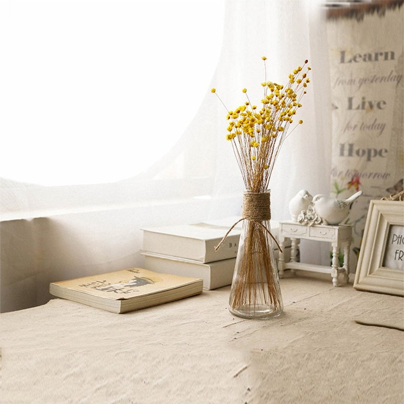 MLSG 100 Stems Natural Dry Flowers Brazilian Small Star Daisy Decorative Dried Flowers Mini Daisy Chamomile Bouquet for Wedding Floral Arrangements Home Decorations (Autumn Color) - Image 5