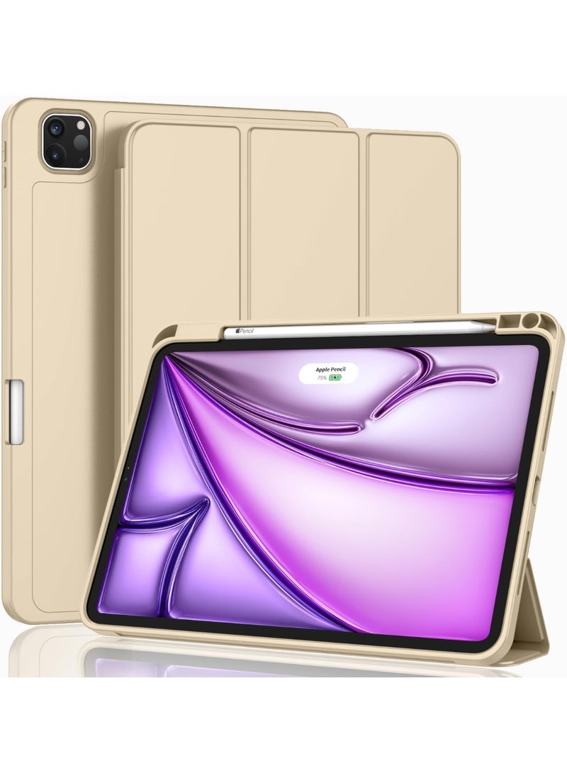 ELTRAZONE iPad Air 13" Case M2 2024 with Pencil Holder, Smart Cover Supports Pencil Pro & Pencil (USB-C), Auto Wake/Sleep, Touch ID Compatible, Slim Protective Stand Case for Tablet - Image 1