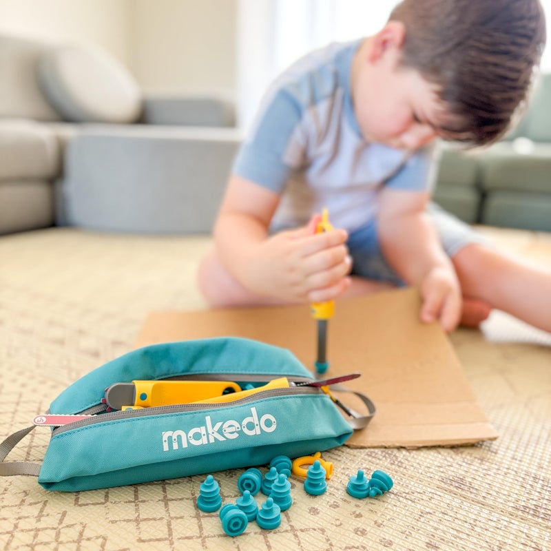 Makedo Tool-Case | Stylish and Eco-Friendly Storage Solution for Up to 300 Scrus or 20 Tools | for All Ages and Versatile for All Various Craft Supplies - Image 5
