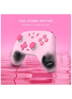 Generic GameSir Nova Lite 2.4g Wireless Controller for Windows PC, iPhone, Android, Switch & Steam Deck, Bluetooth Controller Gamepad with Hall Effect Trigger,Turbo,Rumble Vibration （pink）  - Image 3