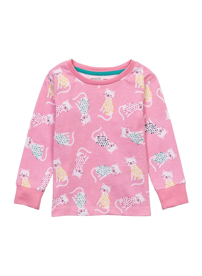مينوتي Kids Girls Printed Pyjama Set