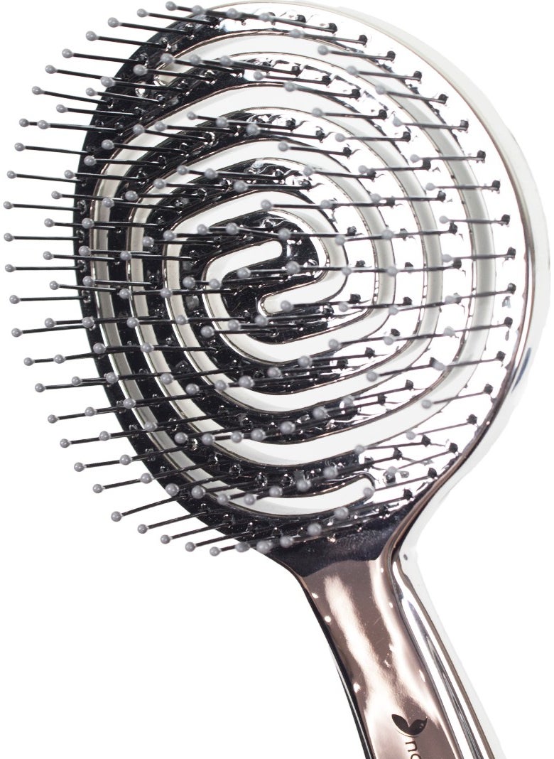 Nascita 3D Flexi Control Opening-Combing Hair Brush Silver -35  - Image 3