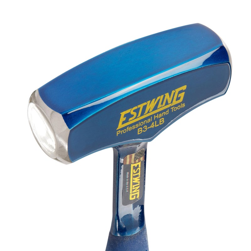Estwing - B34LB Drilling/Crack Hammer - 4-Pound Sledge with Forged Steel Construction & Shock Reduction Grip - B3-4LB - Image 3