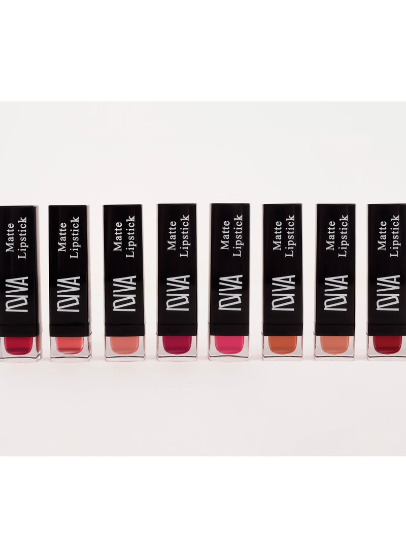 IDIVA - Matte Lipstick, 8 different colors, long lasting up to 12 H - Image 1